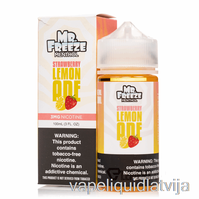 Zemeņu Limonāde - Mr Freeze - 100ml 0mg Vape šķidrums